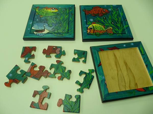 Puzzle rybičky (4)